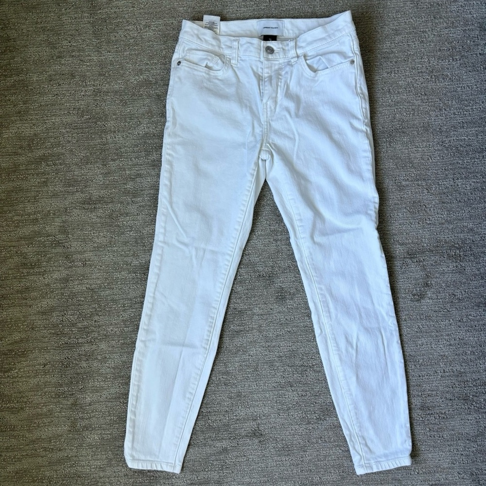 Current/Elliot White Skinny Jeans like new size 26